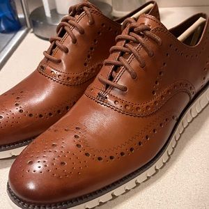 Cole Haan ZEROGRAND Wingtip Oxford Dress Shoes (NEVER WORN)